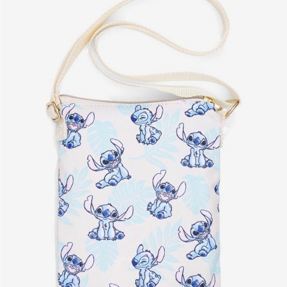 Loungefly Disney Lilo & Stitch Palm Leaves Crossbody Bag - Picture 2 of 7